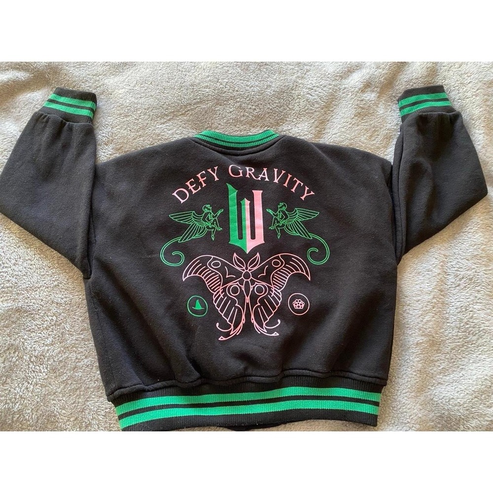 Wicked Varsity Jacket Girls Small 6-7 Defy Gravity Paul Tazewell June 24 s2